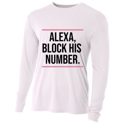 Alexa Block His Number Cooling Performance Long Sleeve Crew