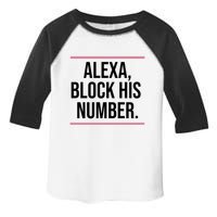 Alexa Block His Number Toddler Fine Jersey T-Shirt