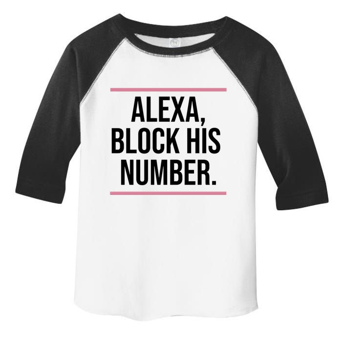Alexa Block His Number Toddler Fine Jersey T-Shirt
