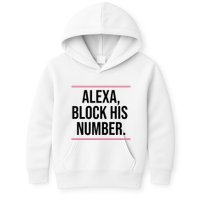 Alexa Block His Number Kids Hoodie
