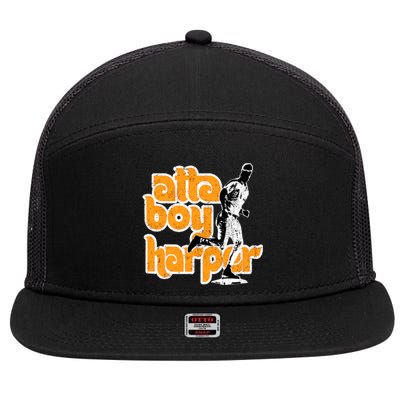 Atta Boy Harper Trending Atta Boy Harper 7 Panel Mesh Trucker Snapback Hat