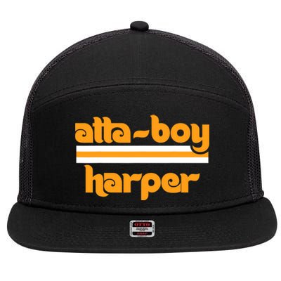 Atta Boy Harper Trending Atta Boy Harper 7 Panel Mesh Trucker Snapback Hat