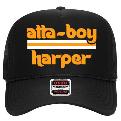 Atta Boy Harper Trending Atta Boy Harper High Crown Mesh Back Trucker Hat