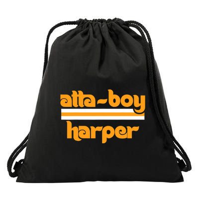 Atta Boy Harper Trending Atta Boy Harper Drawstring Bag