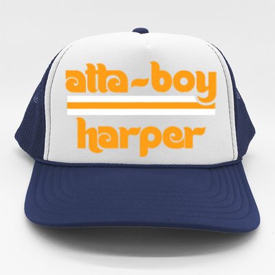 Atta Boy Harper Trending Atta Boy Harper Trucker Hat