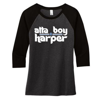 Atta Boy Harper Trending Atta Boy Harper Women's Tri-Blend 3/4-Sleeve Raglan Shirt