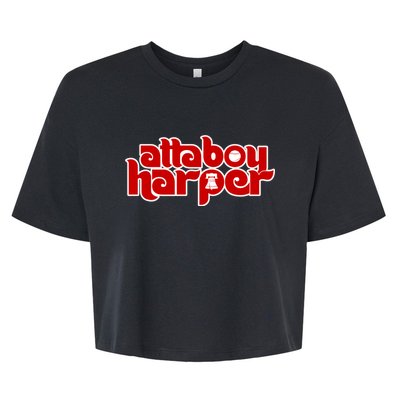 Atta Boy Harper Trending Atta Boy Harper Bella+Canvas Jersey Crop Tee