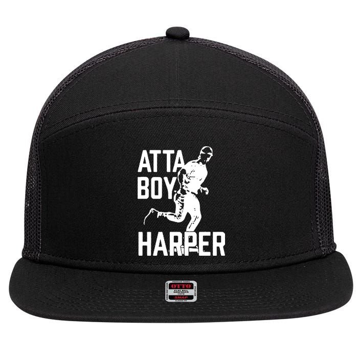 Atta Boy Harper Trending Atta Boy Harper 7 Panel Mesh Trucker Snapback Hat
