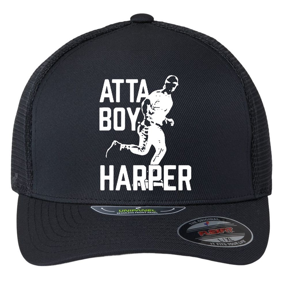 Atta Boy Harper Trending Atta Boy Harper Flexfit Unipanel Trucker Cap