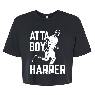 Atta Boy Harper Trending Atta Boy Harper Bella+Canvas Jersey Crop Tee