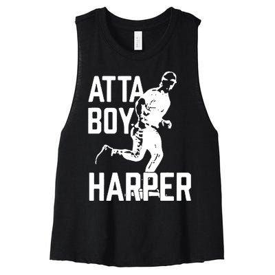 Atta Boy Harper Trending Atta Boy Harper Women's Racerback Cropped Tank