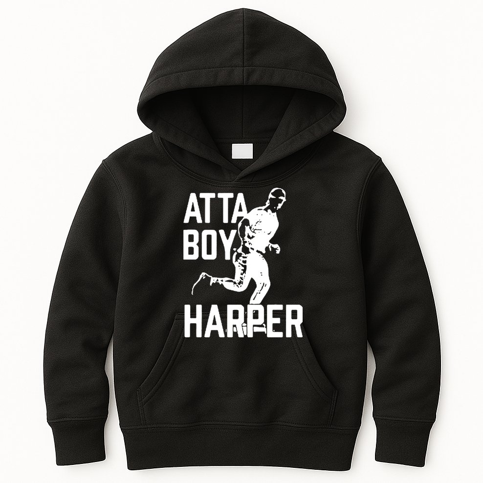 Atta Boy Harper Trending Atta Boy Harper Kids Hoodie