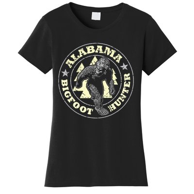 Alabama Bigfoot Hunter Believe State Pride Women's T-Shirt