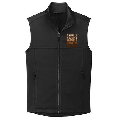 Afro Black History Month Blm Melanin African American Meaningful Gift Collective Smooth Fleece Vest