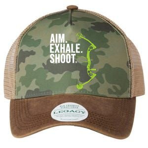 Archery Bow Hunting Shirts Aim Exhale Shoot Legacy Tie Dye Trucker Hat