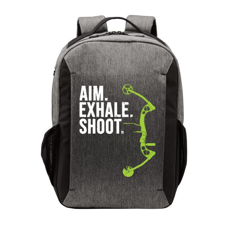 Archery Bow Hunting Shirts Aim Exhale Shoot Vector Backpack