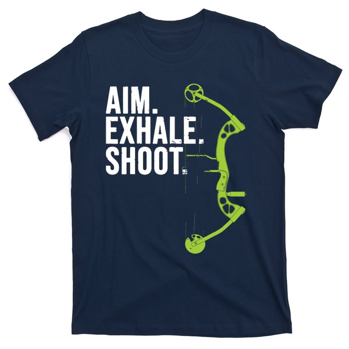 Archery Bow Hunting Shirts Aim Exhale Shoot T-Shirt