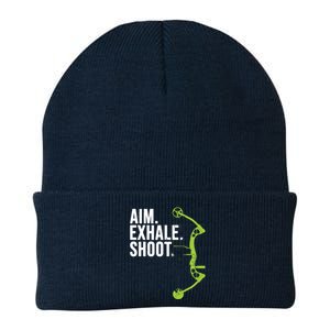 Archery Bow Hunting Shirts Aim Exhale Shoot Knit Cap Winter Beanie