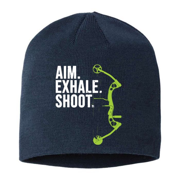 Archery Bow Hunting Shirts Aim Exhale Shoot Sustainable Beanie