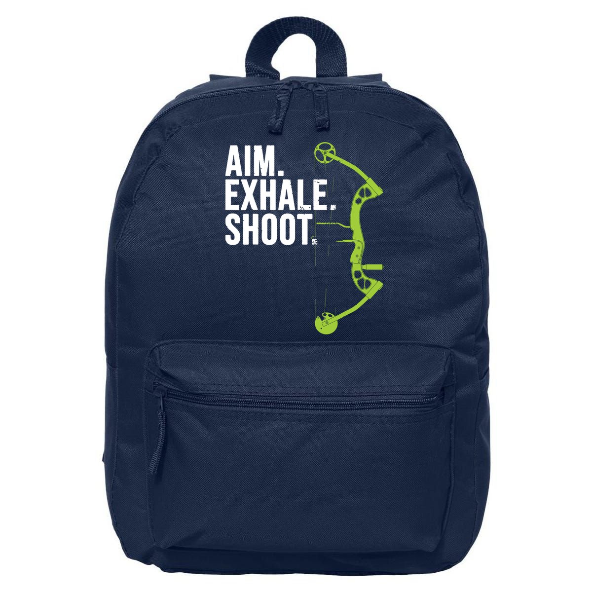 Archery Bow Hunting Shirts Aim Exhale Shoot 16 in Basic Backpack