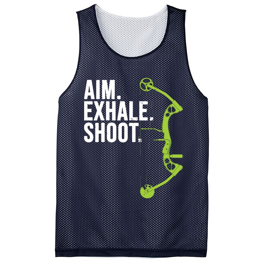 Archery Bow Hunting Shirts Aim Exhale Shoot Mesh Reversible Basketball Jersey Tank