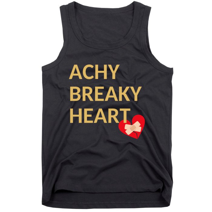 Achy Breaky Heart Gift For Music Lovers Tank Top