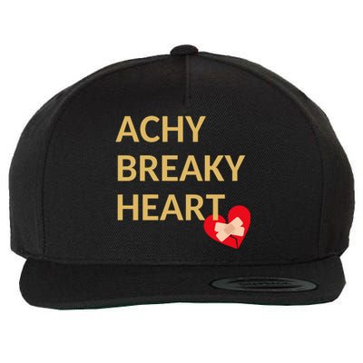 Achy Breaky Heart Gift For Music Lovers Wool Snapback Cap