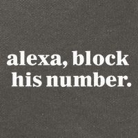 Alexa Block His Number Cotton Canvas Backpack