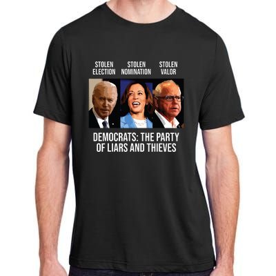 Anti Biden Harris Walz Adult ChromaSoft Performance T-Shirt