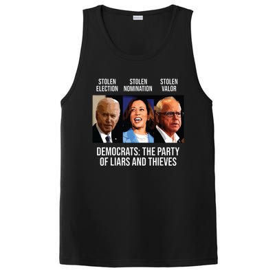 Anti Biden Harris Walz PosiCharge Competitor Tank