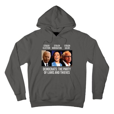 Anti Biden Harris Walz Hoodie