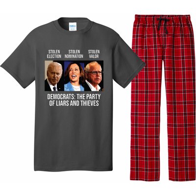 Anti Biden Harris Walz Pajama Set