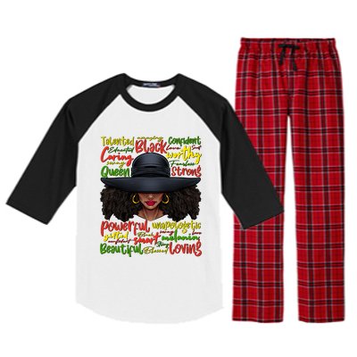 African Black History African American Ladies Juneteenth Raglan Sleeve Pajama Set