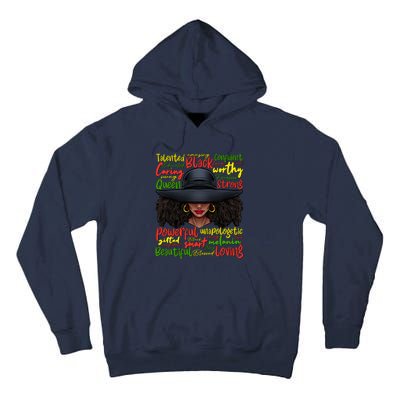 African Black History African American Ladies Juneteenth Tall Hoodie