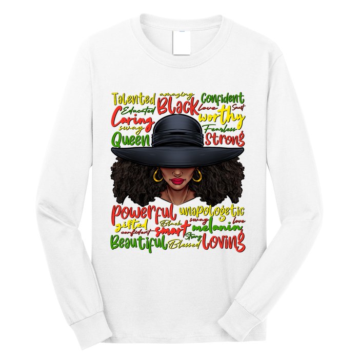 African Black History African American Ladies Juneteenth Long Sleeve Shirt