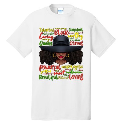 African Black History African American Ladies Juneteenth Tall T-Shirt