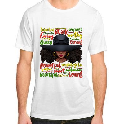 African Black History African American Ladies Juneteenth Adult ChromaSoft Performance T-Shirt