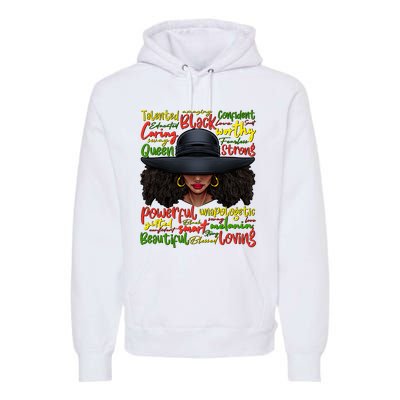 African Black History African American Ladies Juneteenth Premium Hoodie