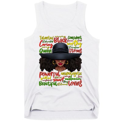 African Black History African American Ladies Juneteenth Tank Top