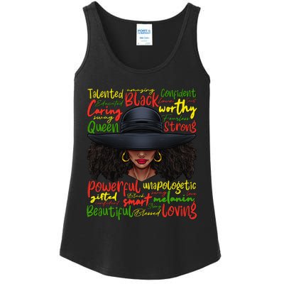 African Black History African American Ladies Juneteenth Ladies Essential Tank