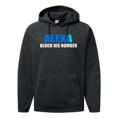 Alexa Block His Number Performance Fleece Hoodie