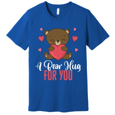 A Bear Hug For You Happy Valentine's Love Relationship Heart Gift Premium T-Shirt