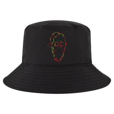 Abstract Black Hip Hop Santa Claus African American Graphic Gift Cool Comfort Performance Bucket Hat