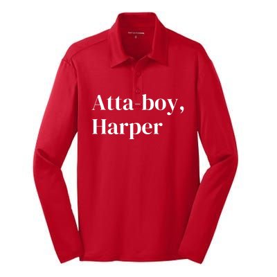 Atta Boy Harper Silk Touch Performance Long Sleeve Polo