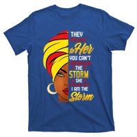 Awesome Black History She Whispered Back I Am The Storm Gift T-Shirt