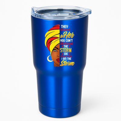 Awesome Black History She Whispered Back I Am The Storm Gift Tumbler