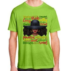 African Black History African American Ladies Juneteenth Adult ChromaSoft Performance T-Shirt