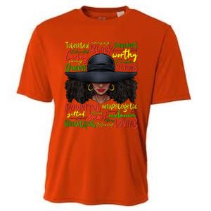 African Black History African American Ladies Juneteenth Cooling Performance Crew T-Shirt