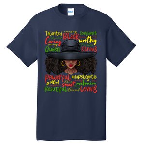 African Black History African American Ladies Juneteenth Tall T-Shirt