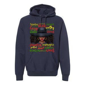 African Black History African American Ladies Juneteenth Premium Hoodie